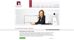 Desktop Screenshot of mwillms-immobilien.de